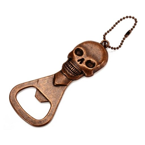 Flasköppnare för skallen