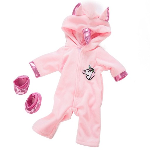 Unicorn jumpsuit för docka