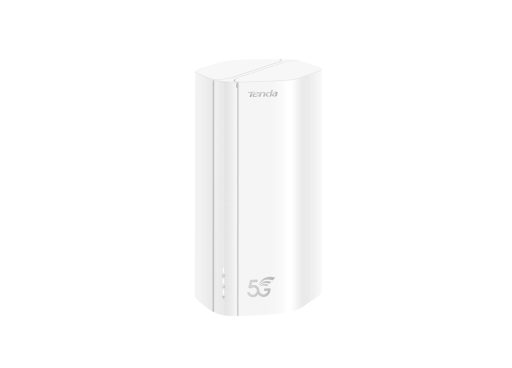 5G-router Tenda med Nano SIM Wi-Fi 6 dubbelband 2,4 GHz och 5 GHz upp till 4,67 Gb/s CPE-modem 2x Gigabit LAN-port vit för hemmet och kontoret