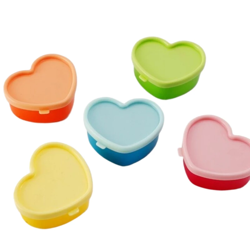 5pcs Mini Squeeze Bottles 3.5 × 7.5 × 6.5 cm Plastic Containers for Ketchup and Condiments Portable Dressing Boxes Sauces Salads Snacks