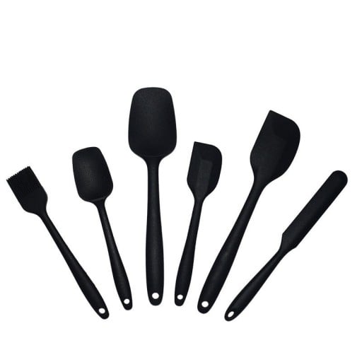 6 db szilikon gumibetét spatula