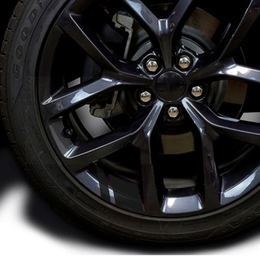 6 kpl Heijastavat tarrat pyöriin 16"–21" Vedenkestävät kestävät tarrat vanteille Yleiset koristeet Dodge Chrysler Jeep