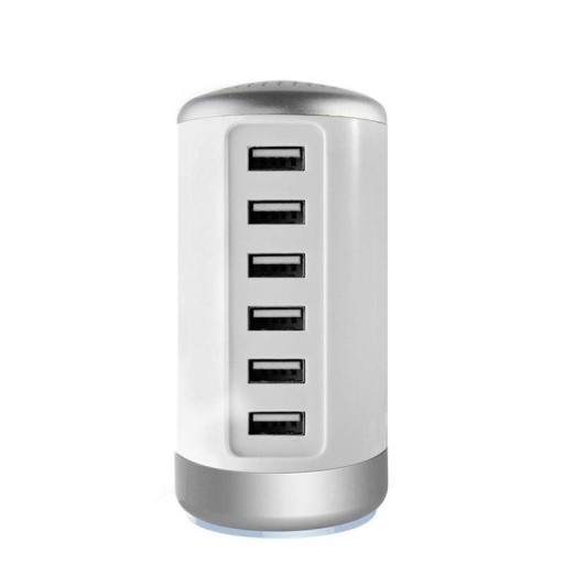 6-portars 30W laddstation