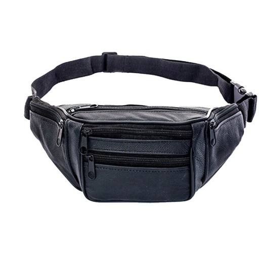 Fannypack i läder för män T735