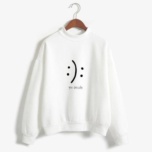 Damtröja med smiley
