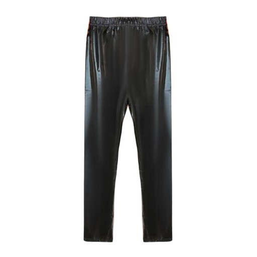 Läderleggings för män