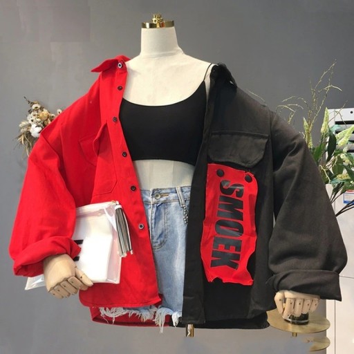Oversized jacka för kvinnor P1417