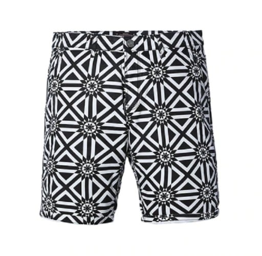 Herrshorts med mönster