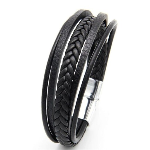 Läderarmband för män H369
