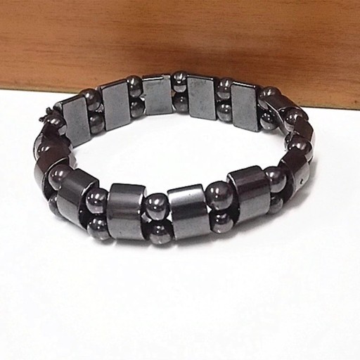 Hematitarmband för män