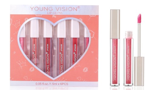6er Set langanhaltender flüssiger matter Lippenstifte Intensive Deckkraft gleichmäßige Textur für auffälliges Lippen-Make-up