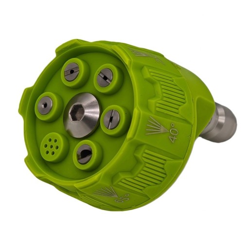 6v1 drehbare Düse für Hochdruckreiniger 1/4" Schnellkupplung 6 Sprühmodi Druckdüse für Hochdruckreiniger 6,5 x 4 cm
