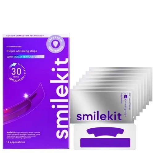 7 pares 9D Fitas branqueadoras de dentes 14 tiras para dentes superiores e inferiores 30 minutos de branqueamento Remoção de manchas fitas branqueadoras de dentes