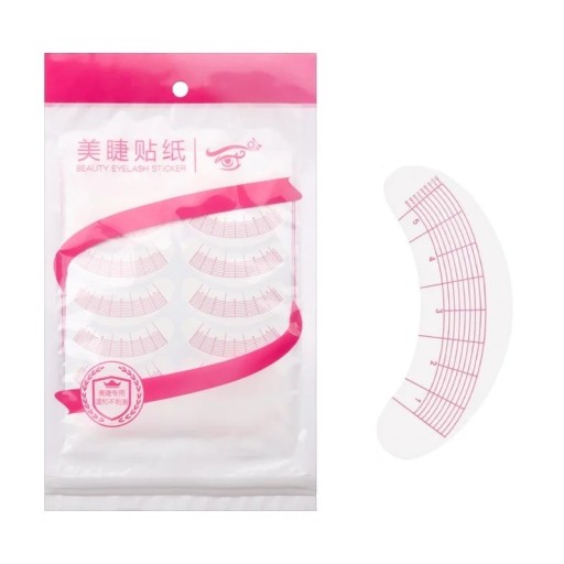 70 db Szemalátét 5,7 cm Térképező párnák szempilla hosszabbításhoz Öntapadó védőszalagok lash stylist 24,5 x 14,3 cm csomag