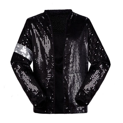 Snygg cardigan för män med paljetter