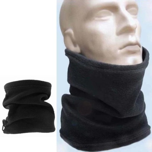 Thermal neck damask för män - Svart
