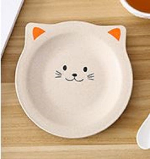 Plast tallrik katt