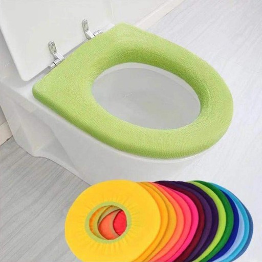 Plysch toalettstolsöverdrag