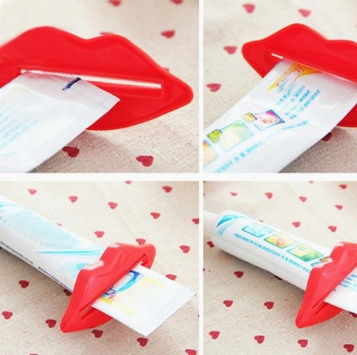 Tandpasta Squeezer - Läppar - 2 st