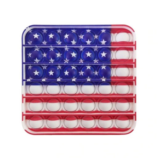 Pop it anti-stress leksak USA flagga