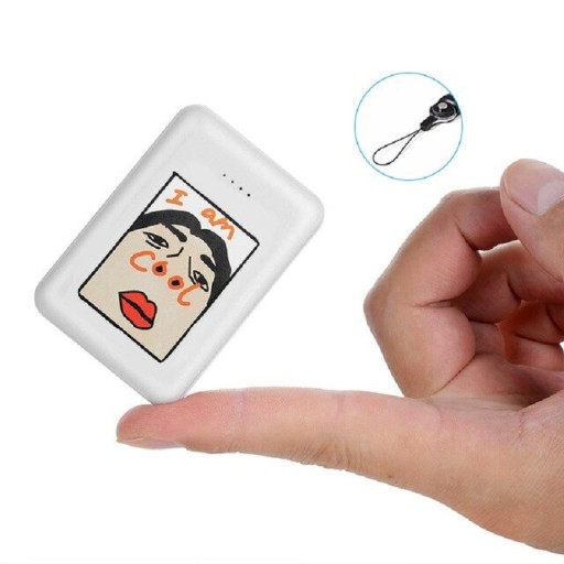 Powerbank 10000 mAh med tryck