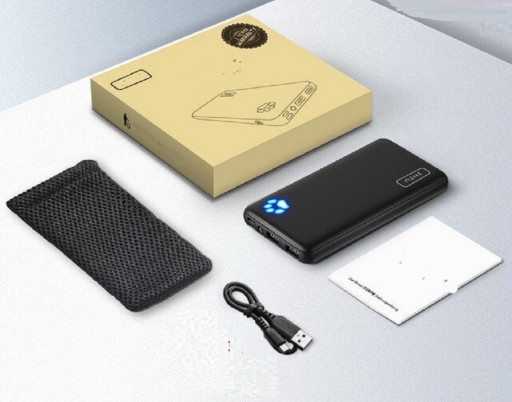 Powerbank med tass 10 000 mAh