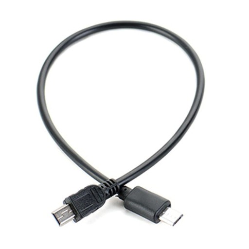 Micro USB till Mini USB-B M/M anslutningskabel 25 cm