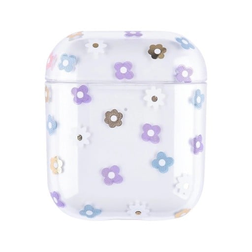 Transparent fodral med tryck för Apple Airpods 1/2 fodral