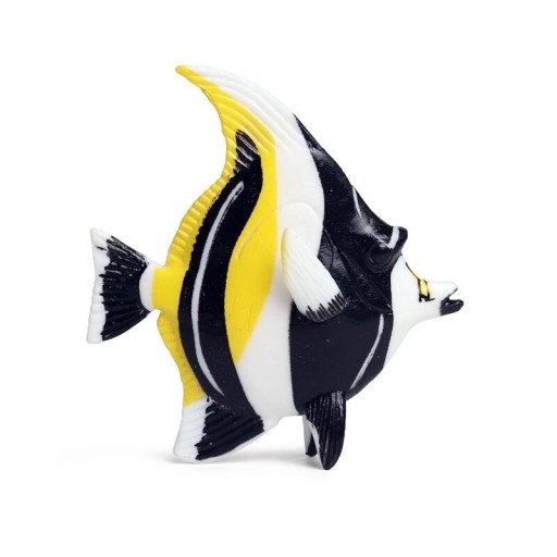 Randig fiskfigur