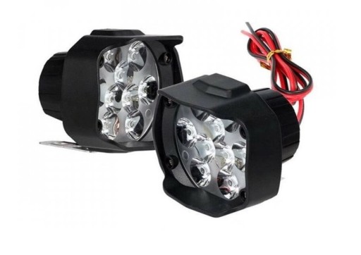 Motorcykel LED-strålkastare 2 st N65
