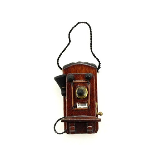 Retro telefon för en docka