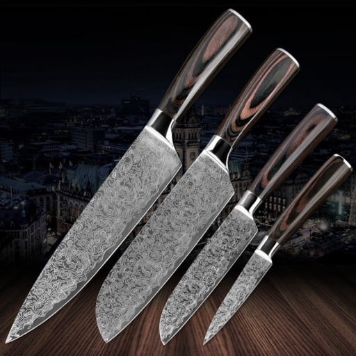 Set of Stainless Steel Knives 4 pcs J22