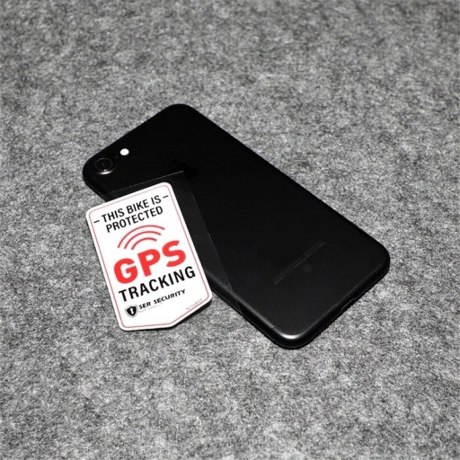 Stöldskyddscykelklistermärke