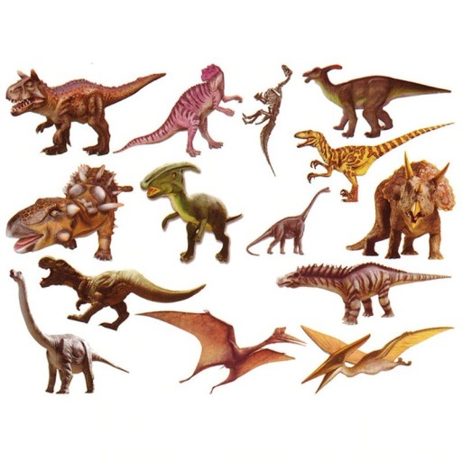Dinosaurieklistermärken 14 st