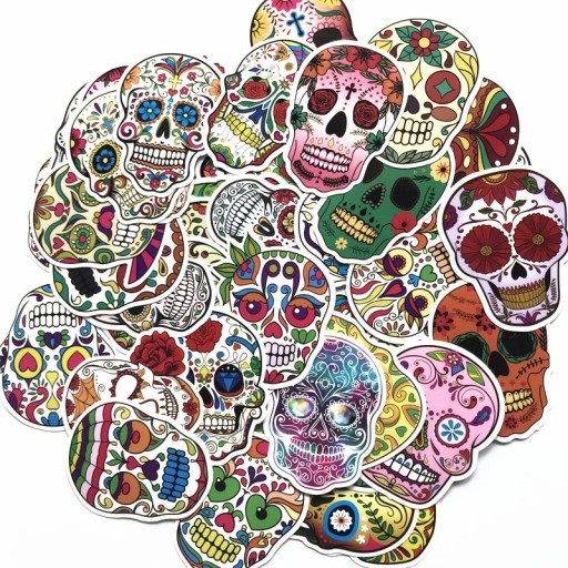 Skull bil klistermärken 60 st