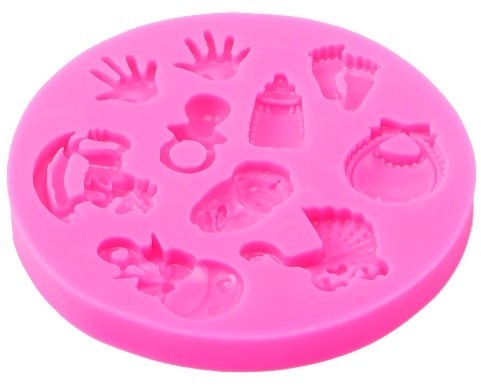 Silikonform för babyfest