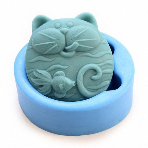 Silikonform katt A130
