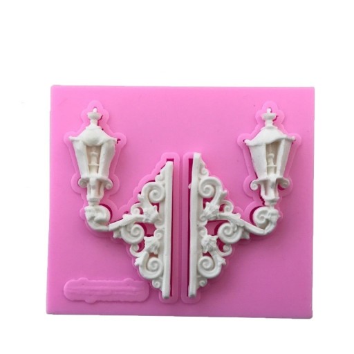 Silikonformlampa med ornament