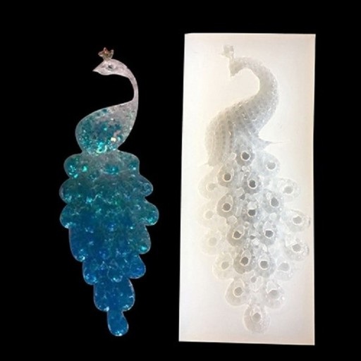 Peacock silikonform
