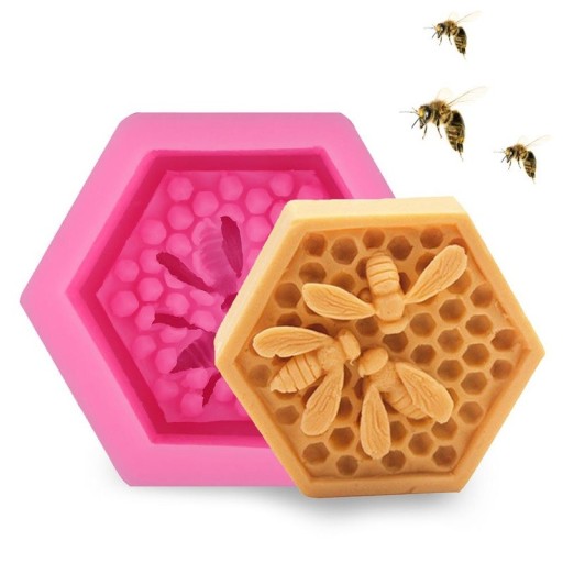 Silikonform honeycomb C1