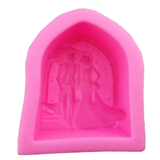 Silikonform brudpar och brudgum C10