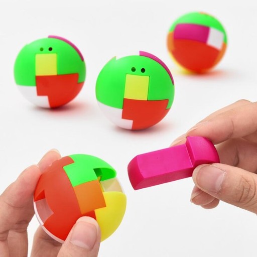 Fällbar pusselboll