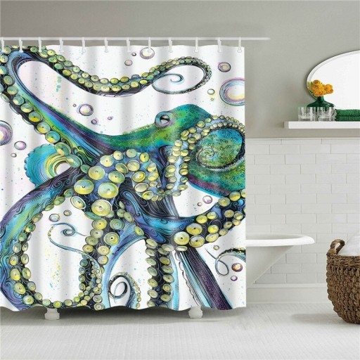 Octopus duschdraperi