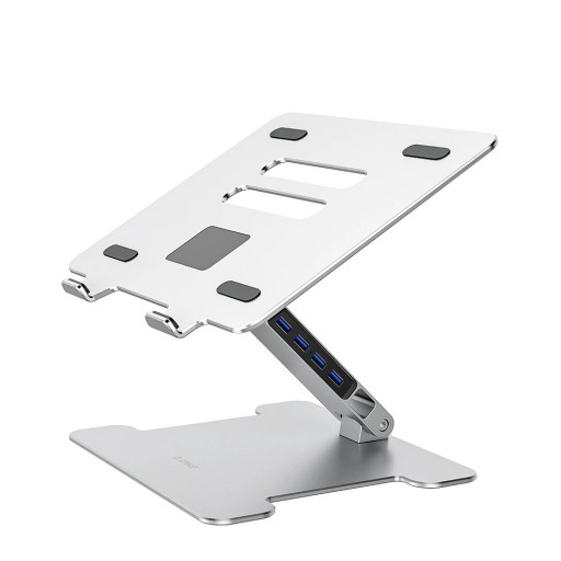 Bärbar datorstativ med USB-portar