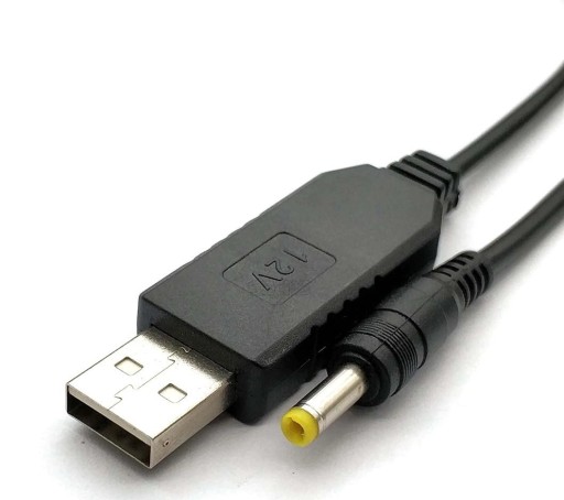 USB spänningsomvandlare 5 V till 12 V DC 4,0 x 1,7 mm