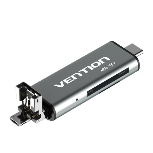 USB-C / USB / Micro USB minneskortläsare K904