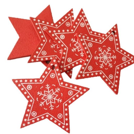 Julstjärnformad dekoration J3470