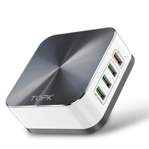 8 USB-porte opladningsadapter