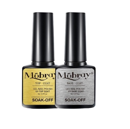 Topp och bas nagellack 2 st