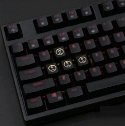 Utbytbara WASD K418 nycklar